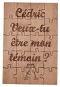 Puzzle en bois - Annonce témoin - Homme